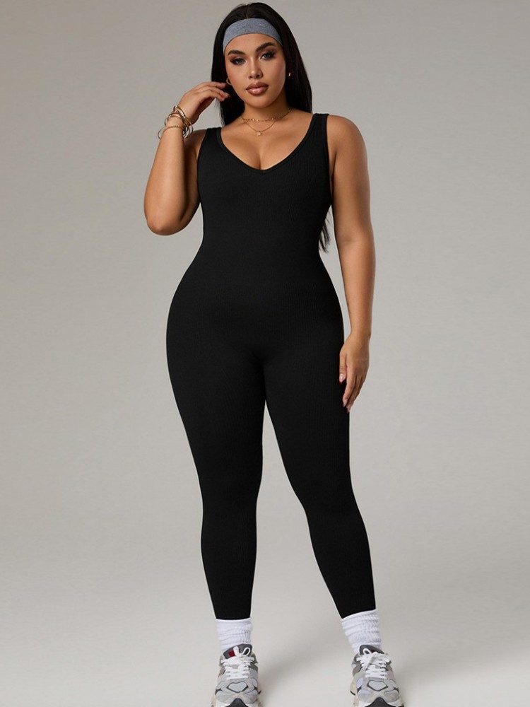 Yoga Fitness Plus - Plus Size Women's Tracksuit Gym Workout