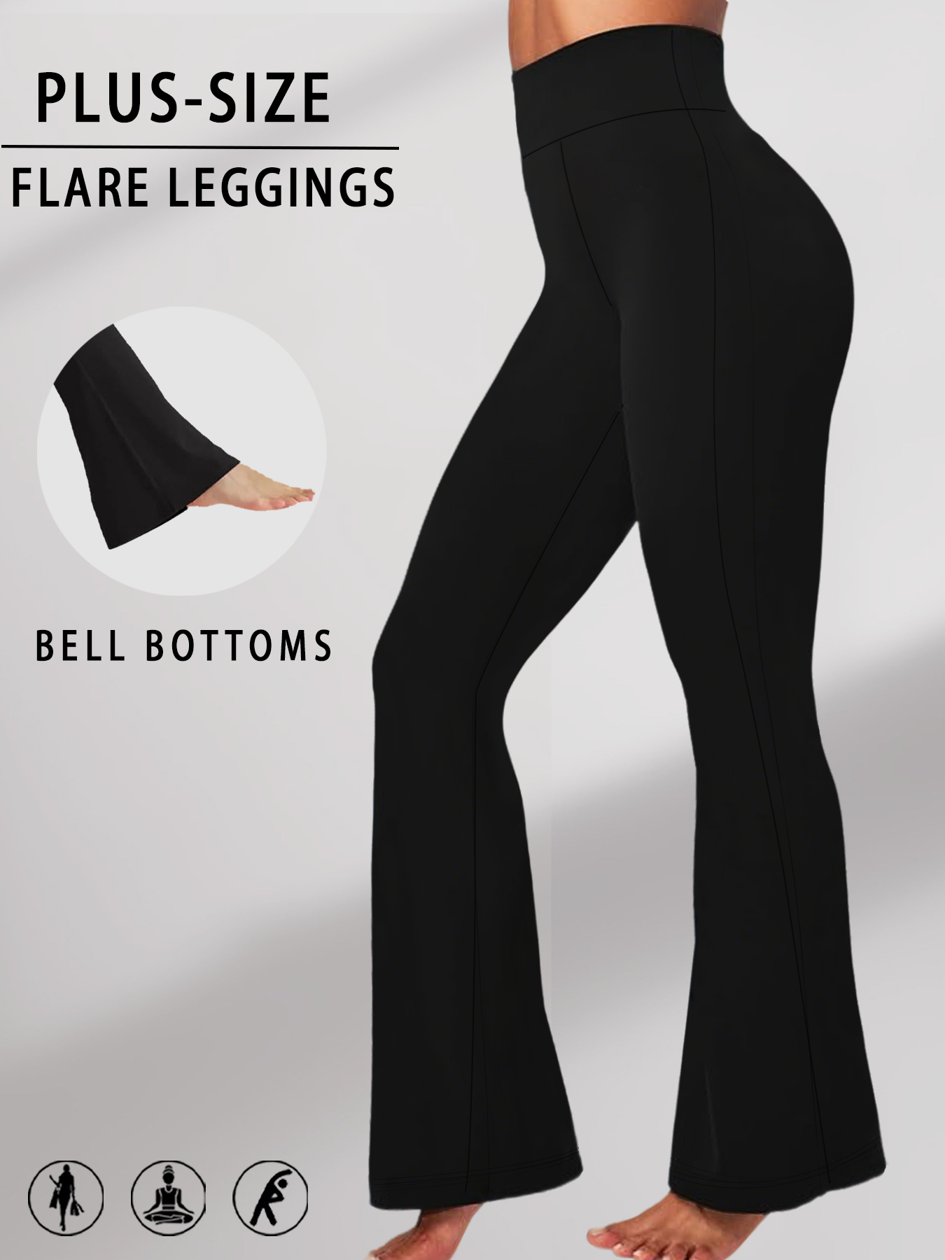 Plus Size Women's Super Soft F - Yoga Fitness Plus recension och pris