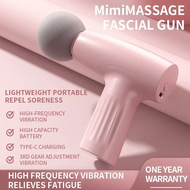 Muscle Mini Pink Massage Gun D - Vibration Massage Gun recension och pris