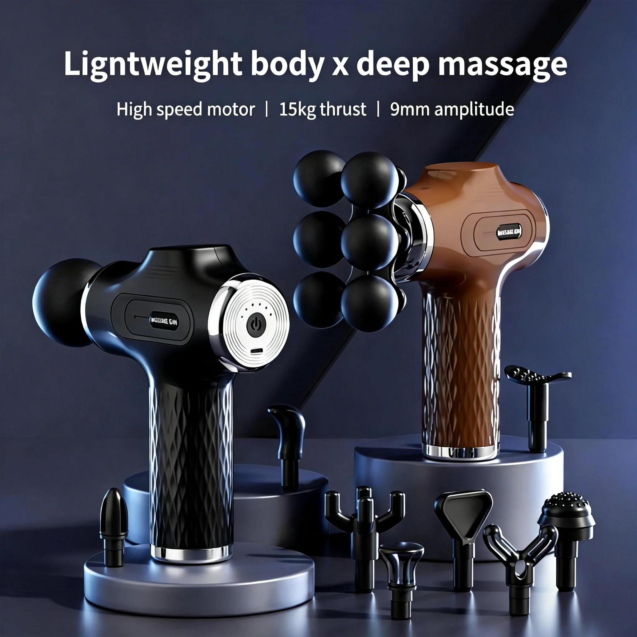 10 head massage gun muscle rel - Vibration Massage Gun recension och pris