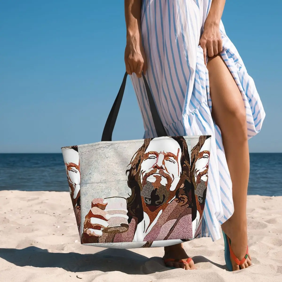Big Lebowski Dude Portrai Beac - Yoga Fitness Dude recension och pris
