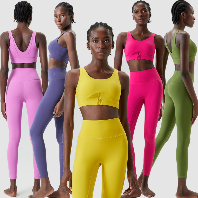 Two Pieces Set Zipper Yoga Spo - Yoga Fitness Plus recension och pris