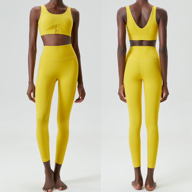 Two Pieces Set Zipper Yoga Spo - Yoga Fitness Plus recension och pris