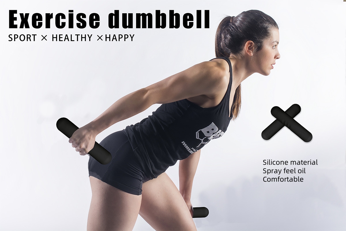 Barbell Bar Beam Silicone Dumb - Yoga Fitness Bar recension och pris