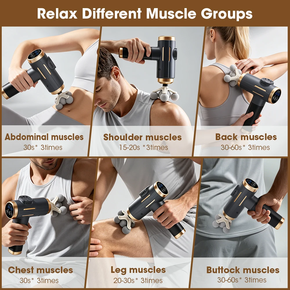 Electric Fascia Gun 24W 99 Gea - Vibration Massage Gun recension och pris