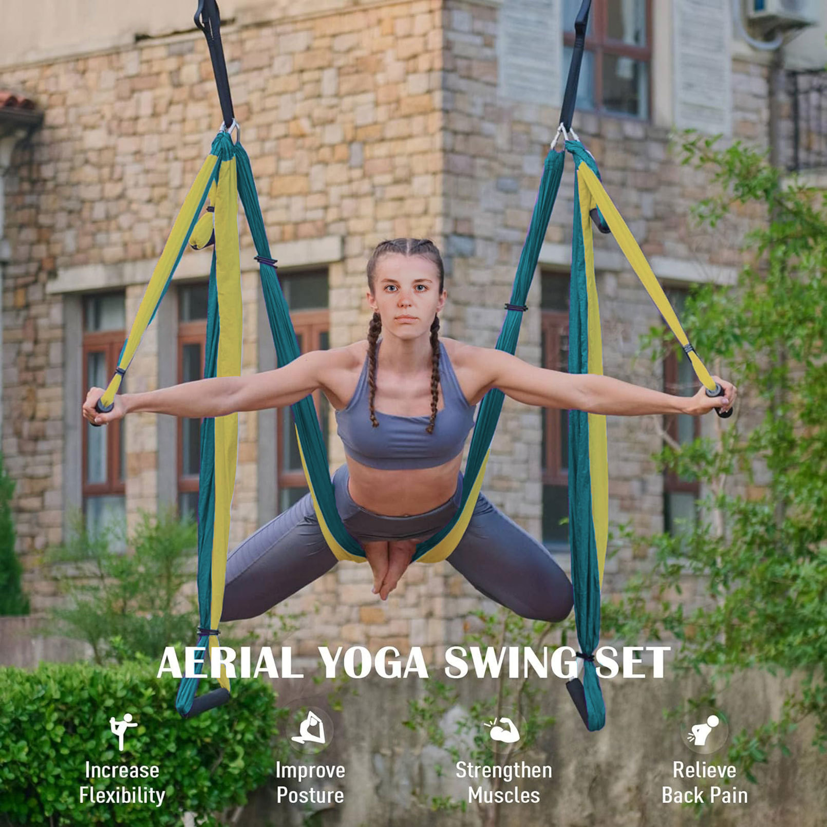 Гамак Для Йоги Aerial Yoga Ham - Yoga Swing Aerial recension och pris