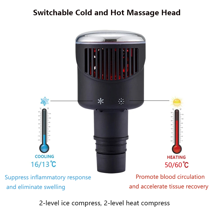 New Heat-Cold Fascia Gun Massa - Vibration Massage Gun recension och pris