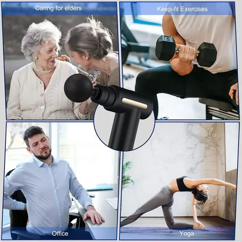 2024 portable fascia gun body  - Vibration Massage Gun recension och pris