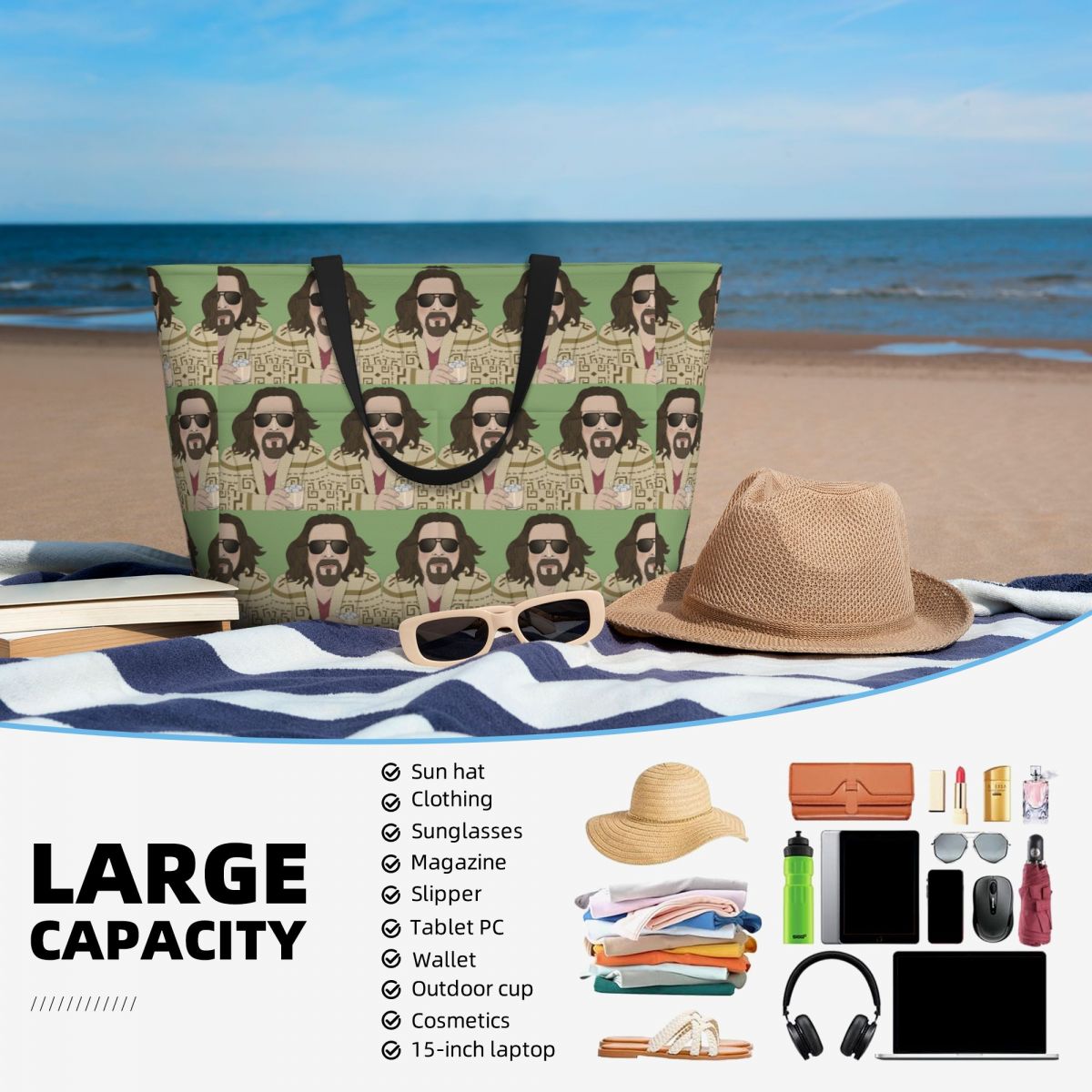 The Dude- The Big Lebowski Bea - Yoga Fitness Dude recension och pris