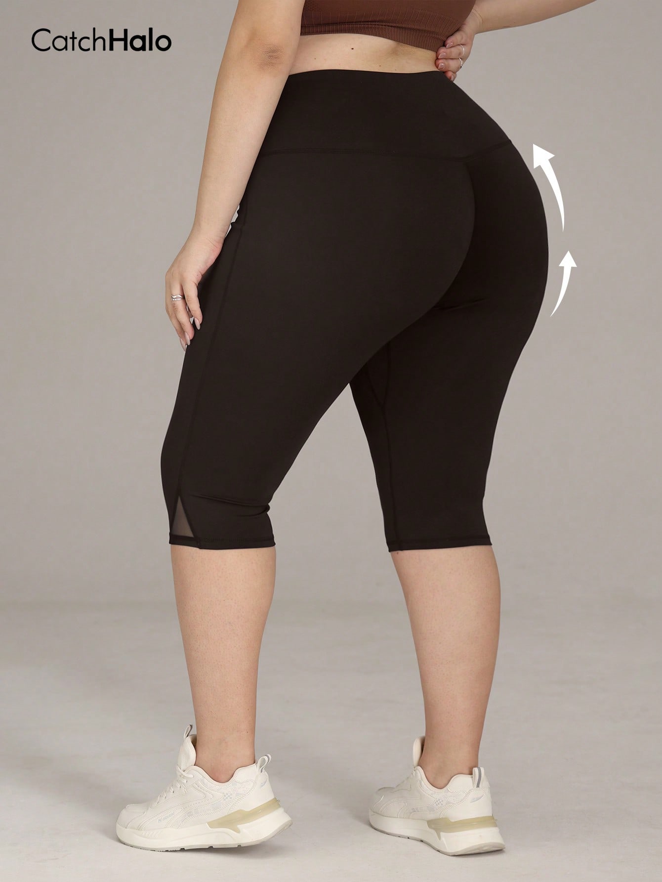 Plus Size Gym Leggings Women M - Yoga Fitness Plus recension och pris