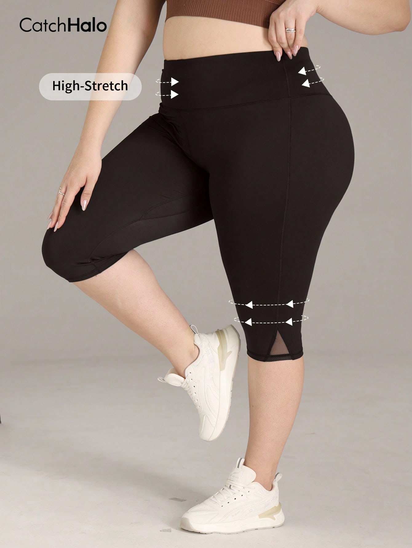 Plus Size Gym Leggings Women M - Yoga Fitness Plus recension och pris