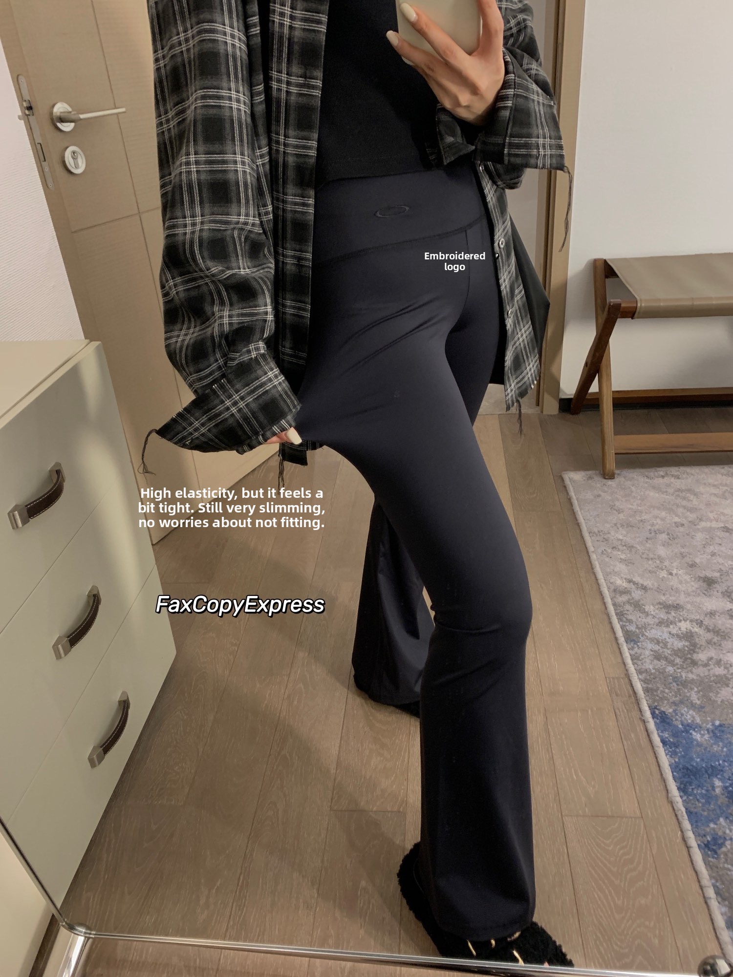 High-Waist Elastic Yoga Pants  - Yoga Fitness Online recension och pris