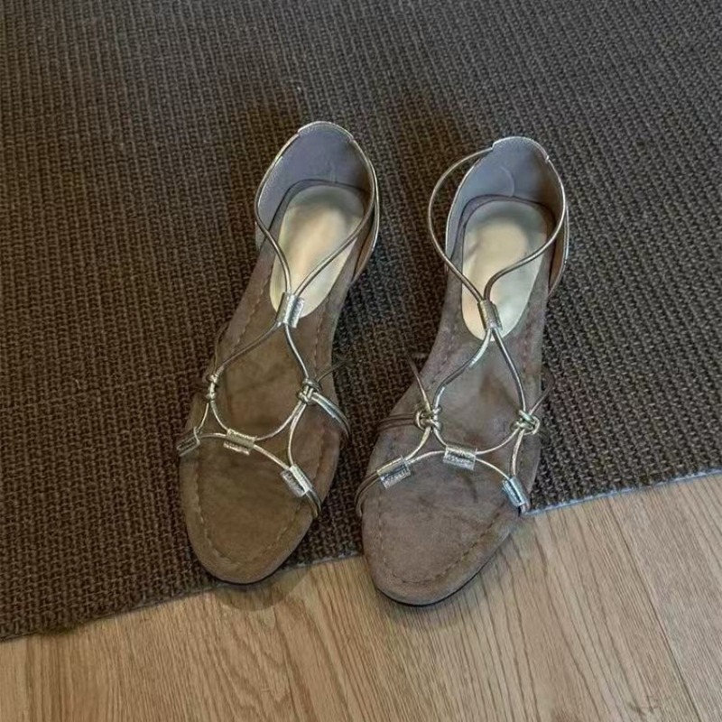 Slim Strap Low Heel Sandals Fa - Resistance Bands recension och pris