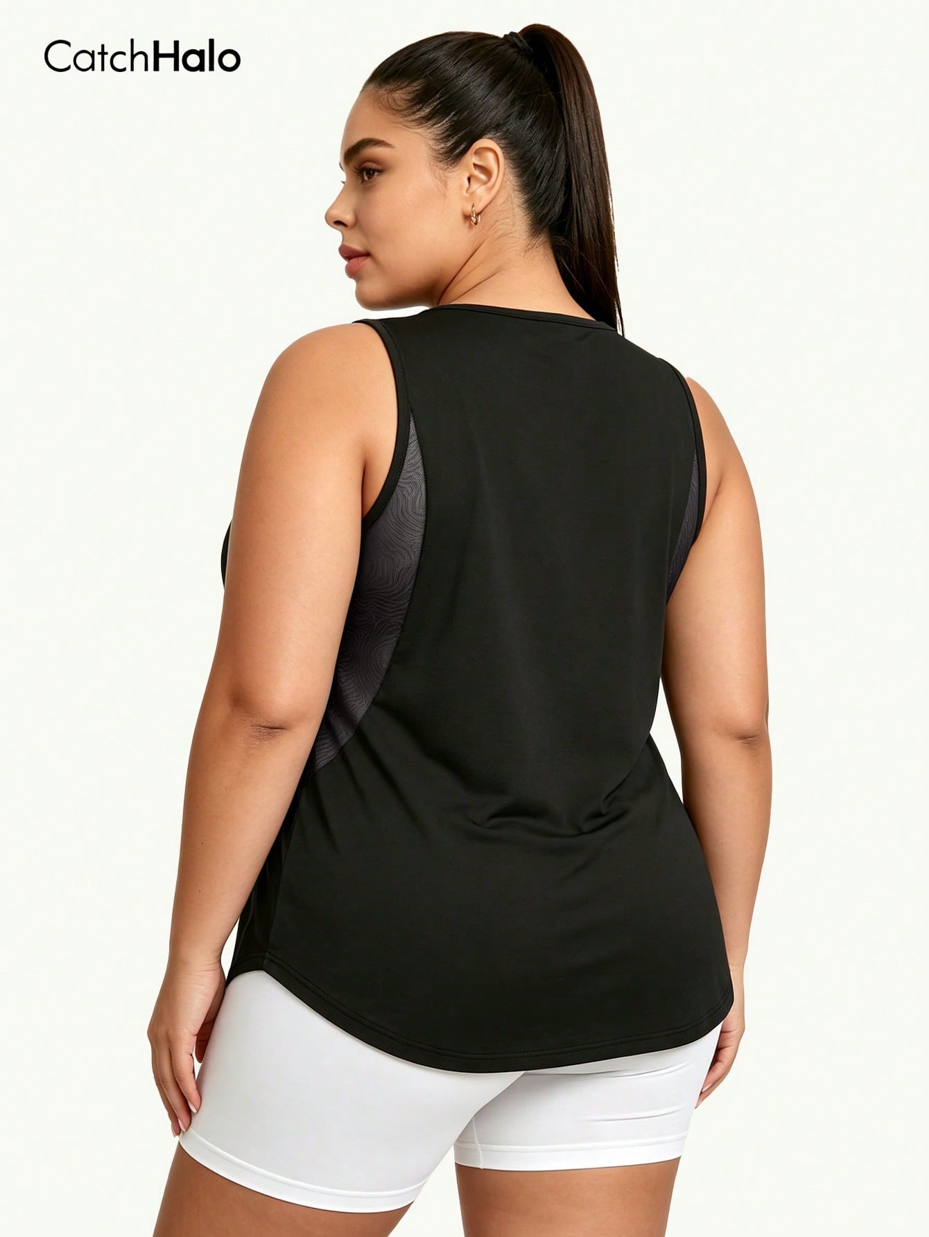 Plus Size Mesh Tank Top Women  - Yoga Fitness Plus recension och pris